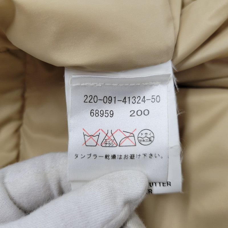 【現状渡し品】【メンズ】 MONCLER モンクレール KARAKORUM HOODED DOWN JACKET 220-091-41324-50 カラコルム フーデッド ダウンジャケット 141-260912-as-20-izu サイズ：3 カラー：ベージュ系 万代Net店