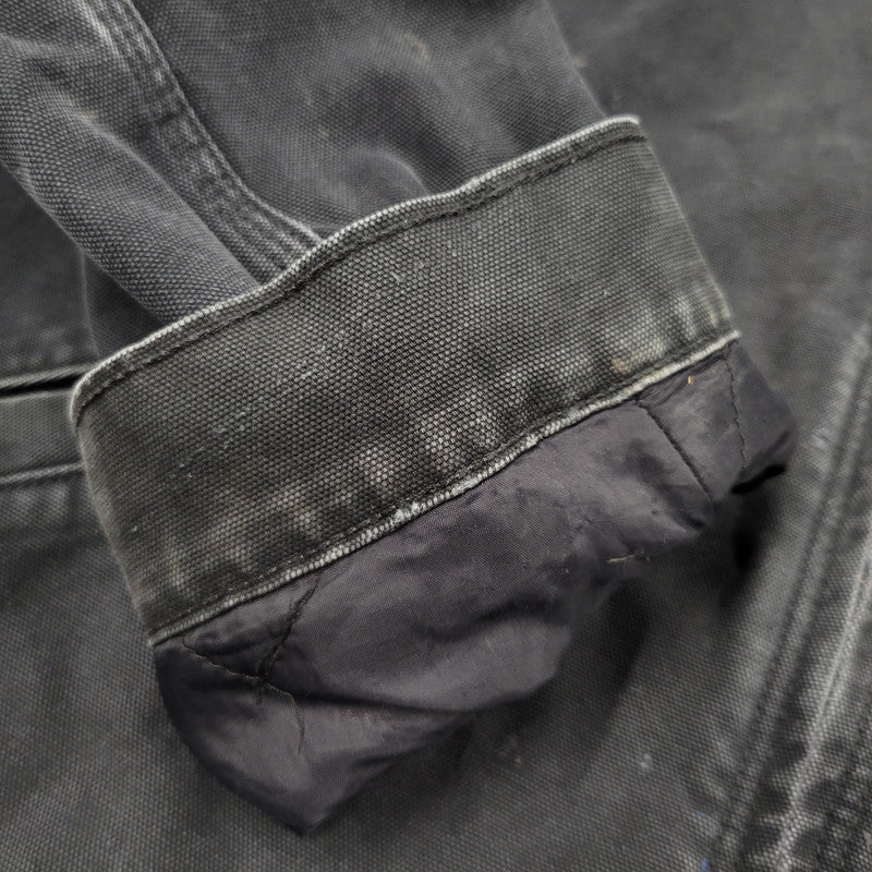 【現状渡し品】【メンズ】 Carhartt カーハート QUILTING LINER DUCK HOODED JACKET 100733 001 キルティングライナー ダックフーデッドジャケット メキシコ製 146-260912-as-18-izu サイズ：2XL カラー：ブラック 万代Net店