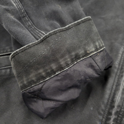 【現状渡し品】【メンズ】 Carhartt カーハート QUILTING LINER DUCK HOODED JACKET 100733 001 キルティングライナー ダックフーデッドジャケット メキシコ製 146-260912-as-18-izu サイズ：2XL カラー：ブラック 万代Net店