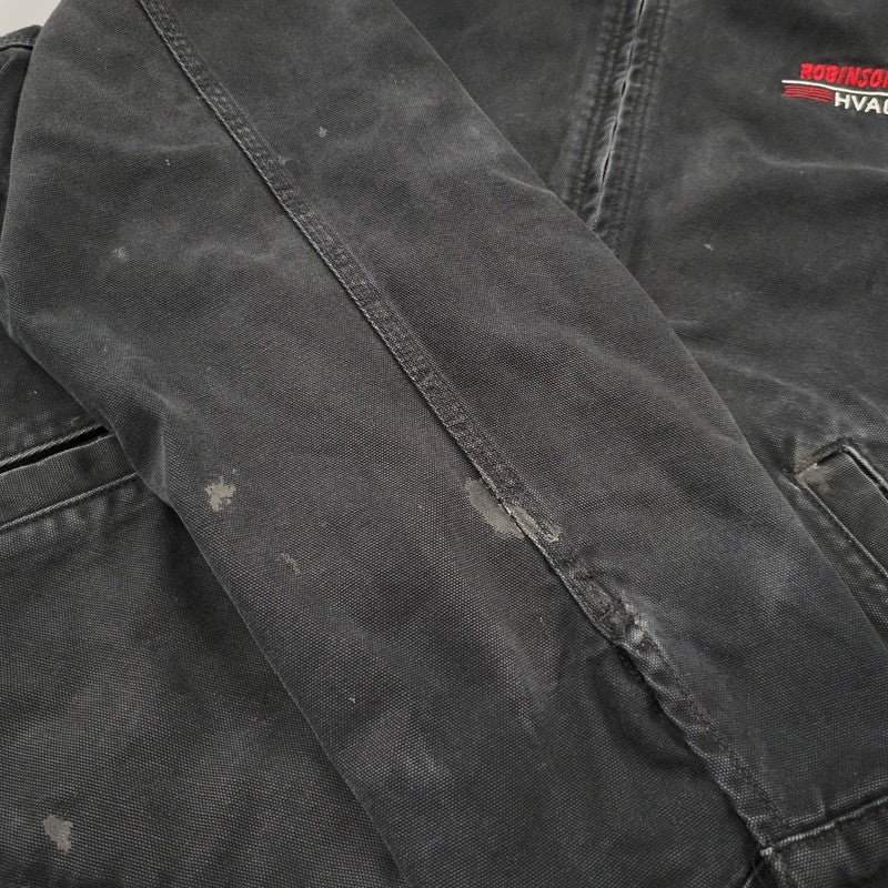 【現状渡し品】【メンズ】 Carhartt カーハート QUILTING LINER DUCK HOODED JACKET 100733 001 キルティングライナー ダックフーデッドジャケット メキシコ製 146-260912-as-18-izu サイズ：2XL カラー：ブラック 万代Net店