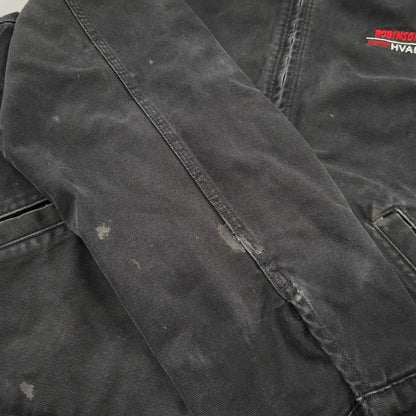 【現状渡し品】【メンズ】 Carhartt カーハート QUILTING LINER DUCK HOODED JACKET 100733 001 キルティングライナー ダックフーデッドジャケット メキシコ製 146-260912-as-18-izu サイズ：2XL カラー：ブラック 万代Net店