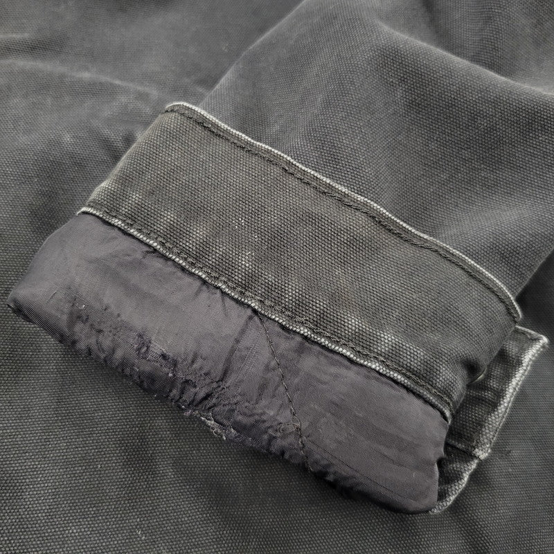 【現状渡し品】【メンズ】 Carhartt カーハート QUILTING LINER DUCK HOODED JACKET 100733 001 キルティングライナー ダックフーデッドジャケット メキシコ製 146-260912-as-18-izu サイズ：2XL カラー：ブラック 万代Net店