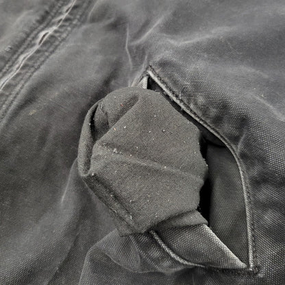 【現状渡し品】【メンズ】 Carhartt カーハート QUILTING LINER DUCK HOODED JACKET 100733 001 キルティングライナー ダックフーデッドジャケット メキシコ製 146-260912-as-18-izu サイズ：2XL カラー：ブラック 万代Net店