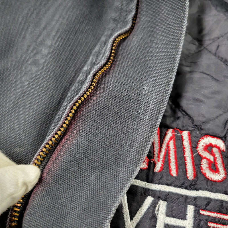 【現状渡し品】【メンズ】 Carhartt カーハート QUILTING LINER DUCK HOODED JACKET 100733 001 キルティングライナー ダックフーデッドジャケット メキシコ製 146-260912-as-18-izu サイズ：2XL カラー：ブラック 万代Net店