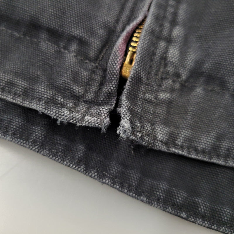 【現状渡し品】【メンズ】 Carhartt カーハート QUILTING LINER DUCK HOODED JACKET 100733 001 キルティングライナー ダックフーデッドジャケット メキシコ製 146-260912-as-18-izu サイズ：2XL カラー：ブラック 万代Net店