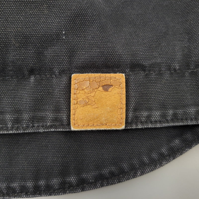 【現状渡し品】【メンズ】 Carhartt カーハート QUILTING LINER DUCK HOODED JACKET 100733 001 キルティングライナー ダックフーデッドジャケット メキシコ製 146-260912-as-18-izu サイズ：2XL カラー：ブラック 万代Net店