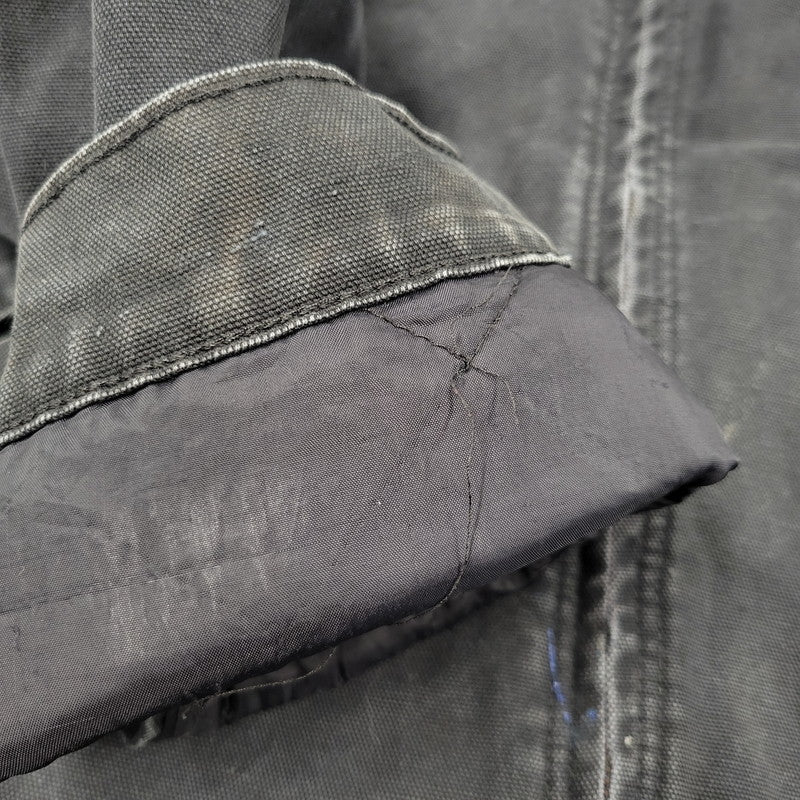 【現状渡し品】【メンズ】 Carhartt カーハート QUILTING LINER DUCK HOODED JACKET 100733 001 キルティングライナー ダックフーデッドジャケット メキシコ製 146-260912-as-18-izu サイズ：2XL カラー：ブラック 万代Net店