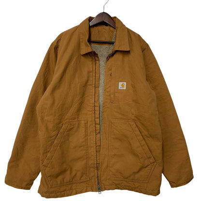 【現状渡し品】【メンズ】 CARHARTT カーハート BOA LINER DUCK JACKET ボア ライナー ダック ジャケット アウター 146-260912-kh-02-izu カラー：ブラウン系 万代Net店
