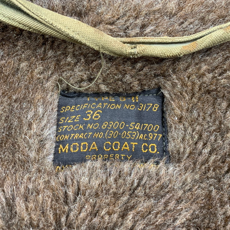 【現状渡し品】【メンズ】 USAAF CONMAR ZIP TYPE B-11 FLIGHT JACKET コンマー ジップ フライト ジャケット アウター 146-260912-kh-04-izu サイズ：36 カラー：カーキ 万代Net店