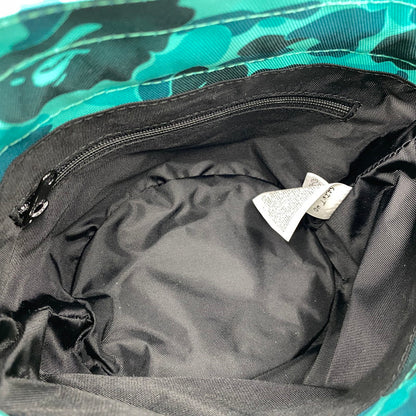 【中古美品】【レディース】 A BATHING APE アベイシングエイプ×SAINT MICHAEL セントマイケル SM-YS8-0000-C35 001SGK231901C CHAIN SNAP BAG チェーン スナップ バッグ カバン 鞄 188-260910-cs-05-izu カラー：グリーン系 万代Net店