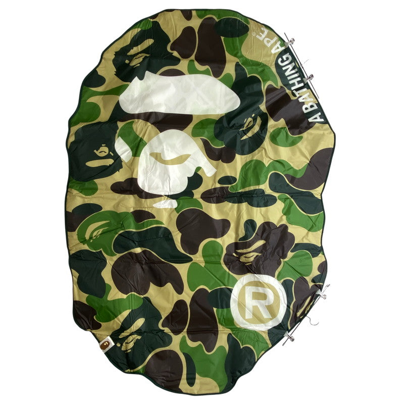 【中古品】 A BATHING APE アベイシングエイプ LEISURE SHEET レジャー シート 208-260910-cs-08-izu カラー：グリーン系 万代Net店
