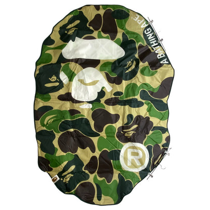 【中古品】 A BATHING APE アベイシングエイプ LEISURE SHEET レジャー シート 208-260910-cs-08-izu カラー：グリーン系 万代Net店