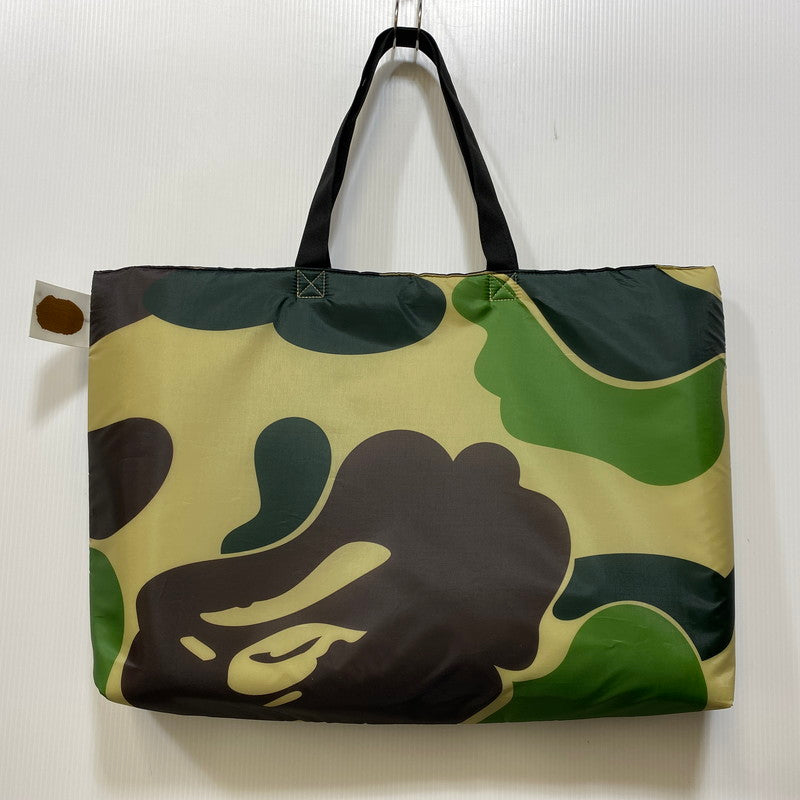 【中古品】 A BATHING APE アベイシングエイプ LEISURE SHEET レジャー シート 208-260910-cs-08-izu カラー：グリーン系 万代Net店
