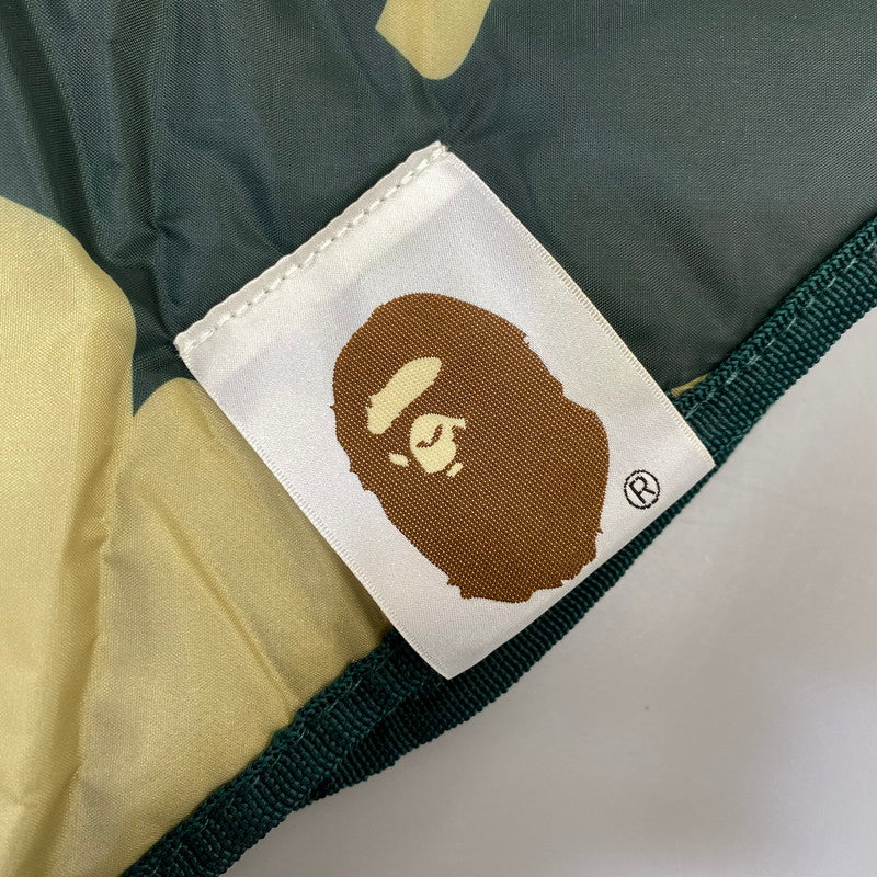 【中古品】 A BATHING APE アベイシングエイプ LEISURE SHEET レジャー シート 208-260910-cs-08-izu カラー：グリーン系 万代Net店