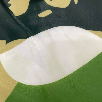 【中古品】 A BATHING APE アベイシングエイプ LEISURE SHEET レジャー シート 208-260910-cs-08-izu カラー：グリーン系 万代Net店