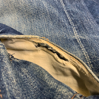 【中古品】【メンズ】 LEVI'S VINTAGE CLOTHING 37501 刻印J22 BIG-E 1937年モデル 501XX 復刻 日本製 2001年製 00S DENIM PANTS デニム パンツ 157-260909-cs-05-izu サイズ：34×36 カラー：インディゴ 万代Net店