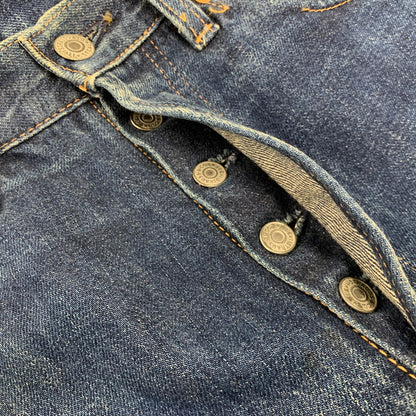 【中古品】【メンズ】 LEVI'S VINTAGE CLOTHING 37501 刻印J22 BIG-E 1937年モデル 501XX 復刻 日本製 2001年製 00S DENIM PANTS デニム パンツ 157-260909-cs-05-izu サイズ：34×36 カラー：インディゴ 万代Net店