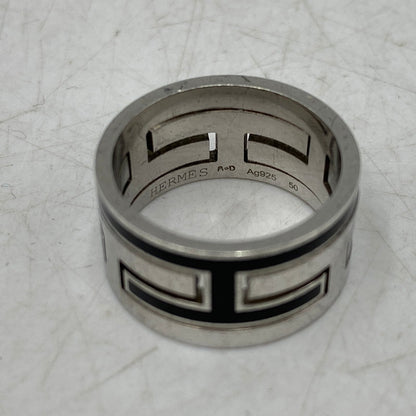 【中古品】【メンズ/レディース】 HERMES エルメス A・D AG925 ムーブアッシュリング アクセサリー 192-260910-cs-04-izu サイズ：50 カラー：シルバー 万代Net店