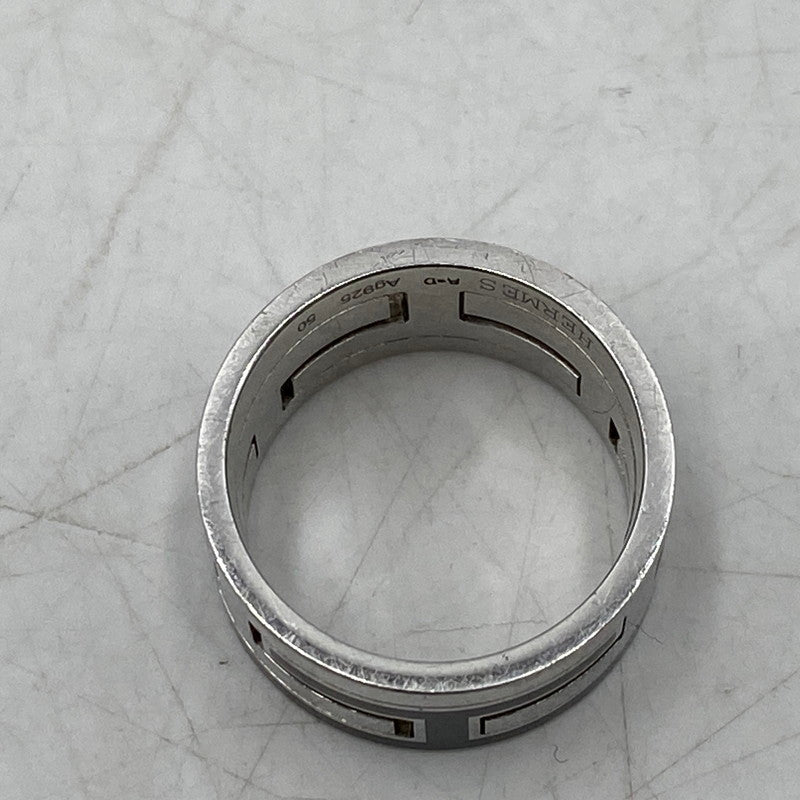 【中古品】【メンズ/レディース】 HERMES エルメス A・D AG925 ムーブアッシュリング アクセサリー 192-260910-cs-04-izu サイズ：50 カラー：シルバー 万代Net店