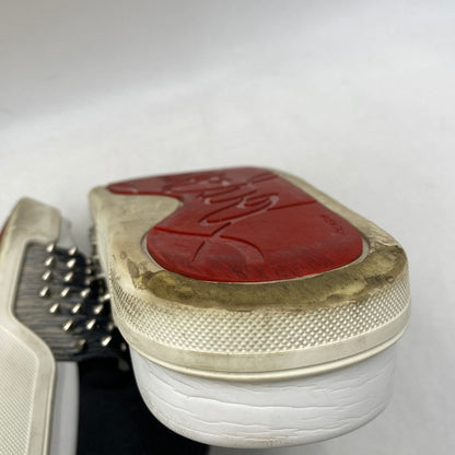 【現状渡し品】【メンズ】 CHRISTIAN LOUBOUTIN クリスチャンルブタン POOL FUN SLIDE SANDAL プール ファン スライド サンダル シューズ 靴 183-260910-cs-03-izu サイズ：41 1/2 カラー：ホワイト×インディゴ 万代Net店