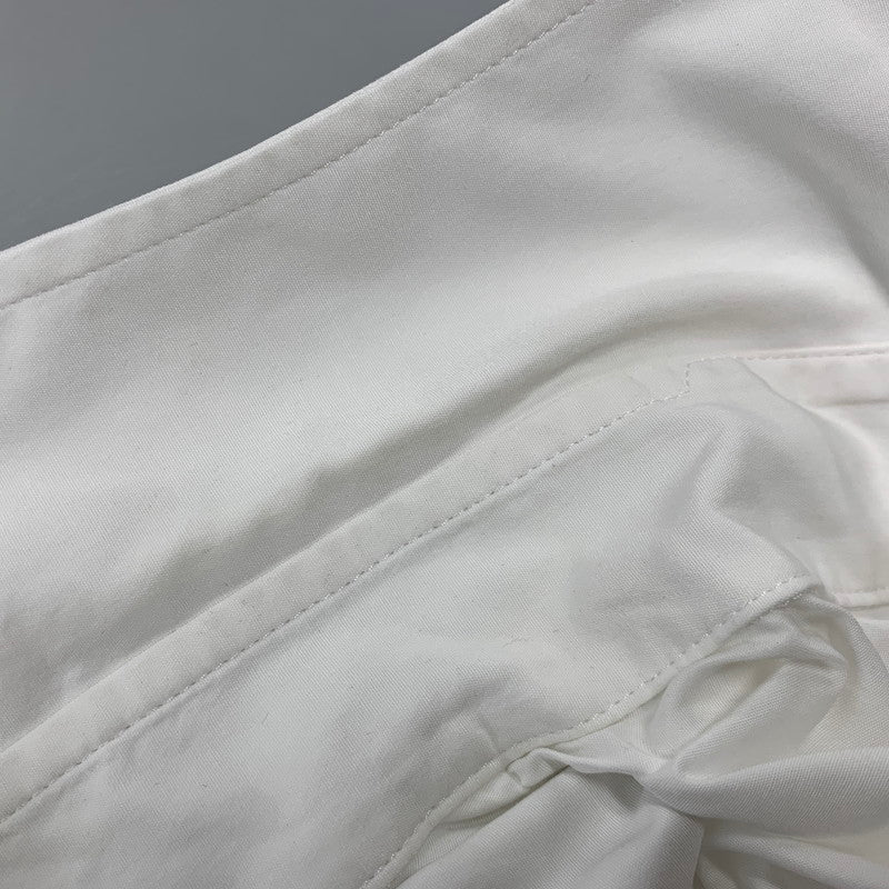 【中古品】【メンズ】 BALENCIAGA バレンシアガ 556878 BACK LOGO LS BD SHIRT バック ロゴ ロングスリーブ ボタンダウン シャツ トップス 長袖 141-260923-cs-03-izu サイズ：36 カラー：ホワイト 万代Net店