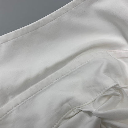 【中古品】【メンズ】 BALENCIAGA バレンシアガ 556878 BACK LOGO LS BD SHIRT バック ロゴ ロングスリーブ ボタンダウン シャツ トップス 長袖 141-260923-cs-03-izu サイズ：36 カラー：ホワイト 万代Net店