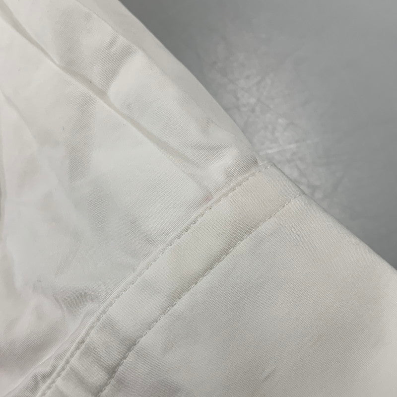 【中古品】【メンズ】 BALENCIAGA バレンシアガ 556878 BACK LOGO LS BD SHIRT バック ロゴ ロングスリーブ ボタンダウン シャツ トップス 長袖 141-260923-cs-03-izu サイズ：36 カラー：ホワイト 万代Net店