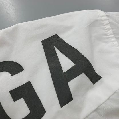 【中古品】【メンズ】 BALENCIAGA バレンシアガ 556878 BACK LOGO LS BD SHIRT バック ロゴ ロングスリーブ ボタンダウン シャツ トップス 長袖 141-260923-cs-03-izu サイズ：36 カラー：ホワイト 万代Net店