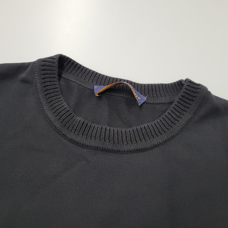 【中古品】【メンズ】 LOUIS VUITTON ルイ・ヴィトン SIGNATURE SHORT SLEEVE TEE RM241Q OY8 HNN42W シグネチャー ショートスリーブ Tシャツ 半袖 141-260912-as-03-izu サイズ：XXL カラー：ブラック 万代Net店
