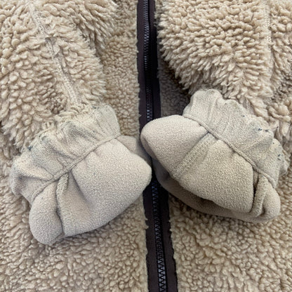 【中古品】【メンズ】 THE NORTH FACE ザ・ノースフェイス PLAY GREEN FLEECE HOODIE NJ4FM57C プレイ グリーン フリース フーディー ジャケット 144-260921-as-33-izu サイズ：100(L) カラー：ベージュ 万代Net店