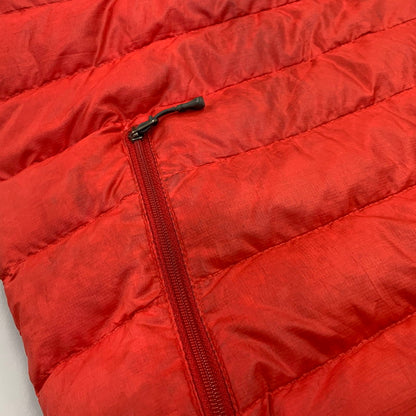 【現状渡し品】【メンズ】 patagonia パタゴニア DOWN SWEATER HOODY 84700FA12 ダウン セーター フーディー ジャケット 144-260921-as-32-izu サイズ：L カラー：レッド 万代Net店