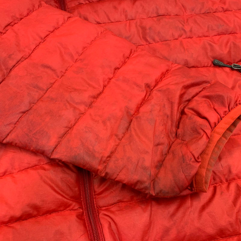【現状渡し品】【メンズ】 patagonia パタゴニア DOWN SWEATER HOODY 84700FA12 ダウン セーター フーディー ジャケット 144-260921-as-32-izu サイズ：L カラー：レッド 万代Net店