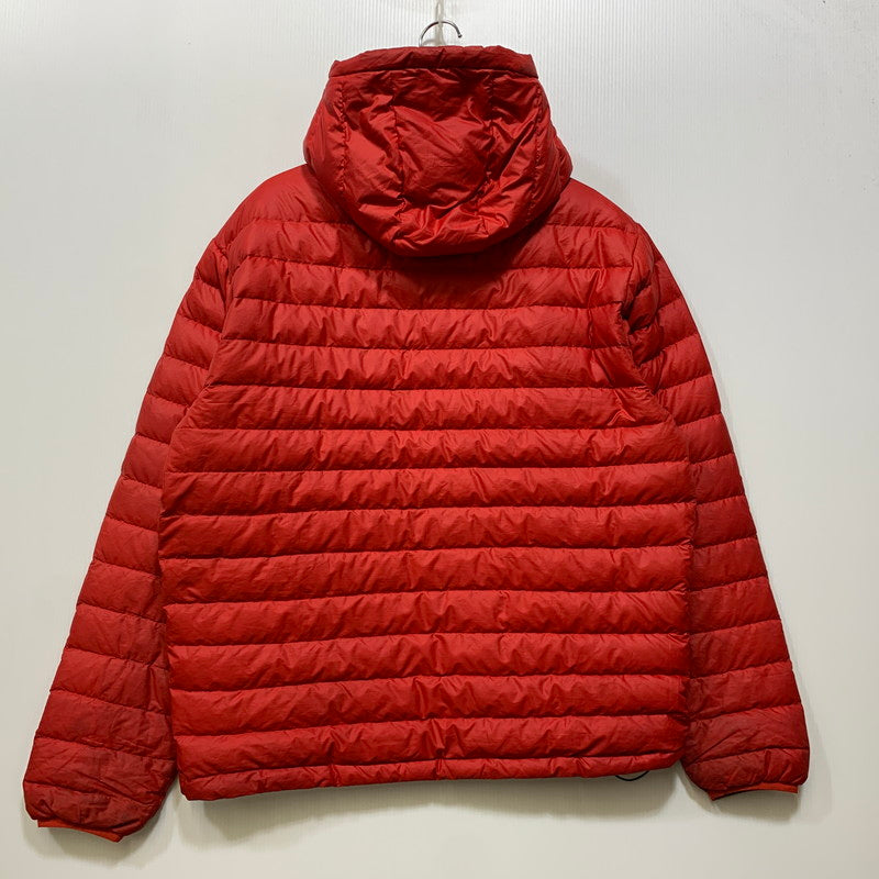 【現状渡し品】【メンズ】 patagonia パタゴニア DOWN SWEATER HOODY 84700FA12 ダウン セーター フーディー ジャケット 144-260921-as-32-izu サイズ：L カラー：レッド 万代Net店