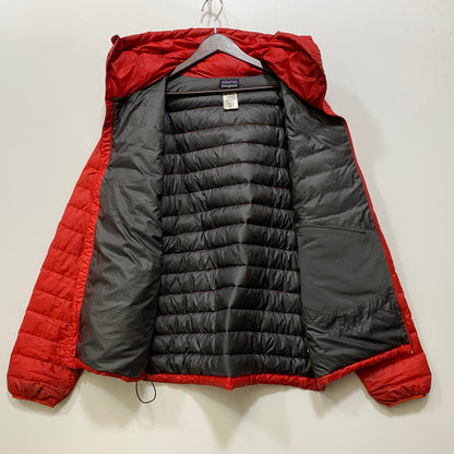 【現状渡し品】【メンズ】 patagonia パタゴニア DOWN SWEATER HOODY 84700FA12 ダウン セーター フーディー ジャケット 144-260921-as-32-izu サイズ：L カラー：レッド 万代Net店