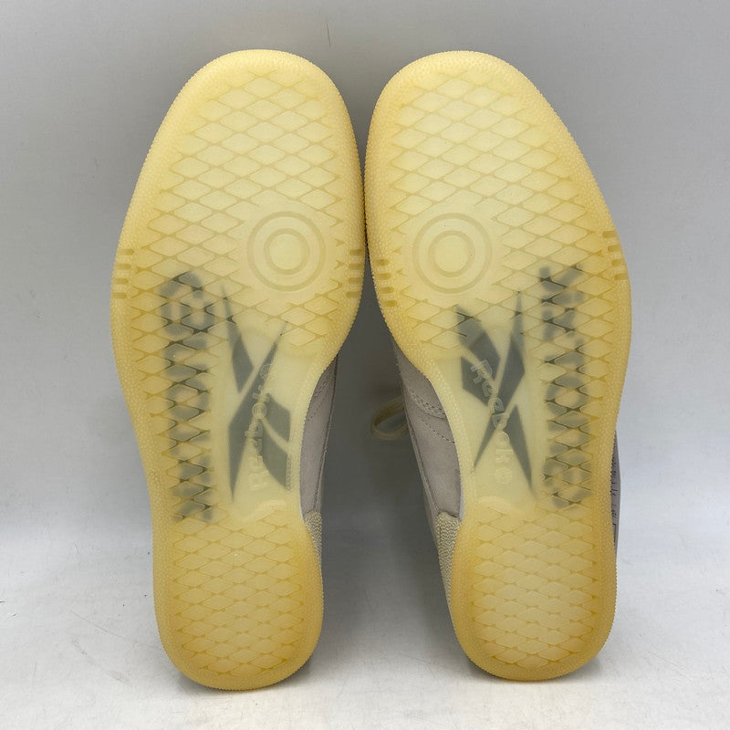 【中古美品】【メンズ】 REEBOK リーボック×SIXTONES ストーンズ P11230-2844 CLASSIC CLUB C 85 VINTAGE クラシック クラブ シー ビンテージ スニーカー シューズ 靴 162-260910-cs-02-izu サイズ：27cm カラー：クリーム 万代Net店