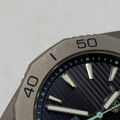 【中古品】【メンズ/レディース】 TAG HEUER タグホイヤー AQUARACER PROFESSIONAL 200 SOLARGRAPH WBP1180.BF0000 アクアレーサー プロフェッショナル 200 ソーラーグラフ 腕時計 195-260919-as-24-izu カラー：シルバー×ブラック 万代Net店