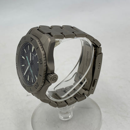 【中古品】【メンズ/レディース】 TAG HEUER タグホイヤー AQUARACER PROFESSIONAL 200 SOLARGRAPH WBP1180.BF0000 アクアレーサー プロフェッショナル 200 ソーラーグラフ 腕時計 195-260919-as-24-izu カラー：シルバー×ブラック 万代Net店