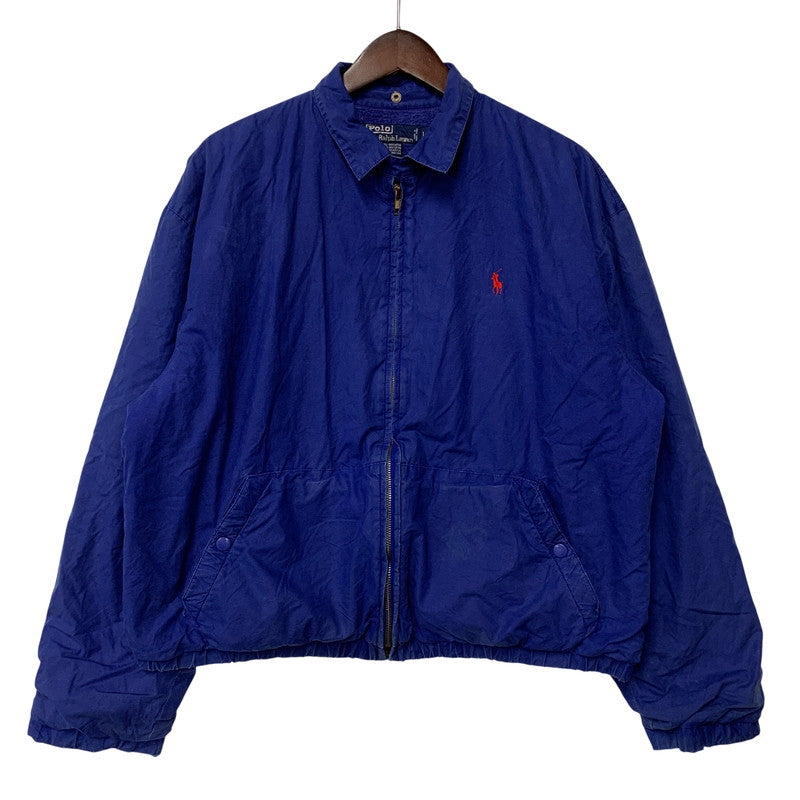 【現状渡し品】【メンズ】 POLO RALPH LAUREN ポロ・ラルフローレン SWING TOP JACKET スイングトップ ジャケット アウター 146-260912-kh-13-izu サイズ：L カラー：ブルー 万代Net店