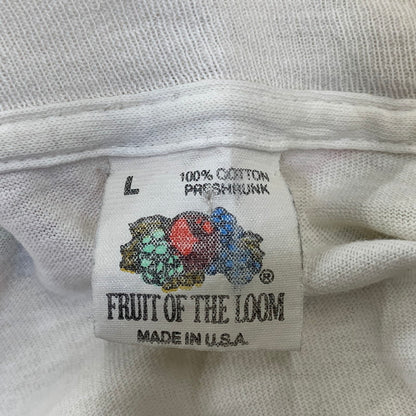 【現状渡し品】【メンズ】 FRUIT OF THE LOOM フルーツオブザルーム PAUL MCCARTNEY 1989-1990 WORLD TOUR TEE 半袖Tシャツ 146-260921-as-31-izu サイズ：L カラー：ホワイト 万代Net店