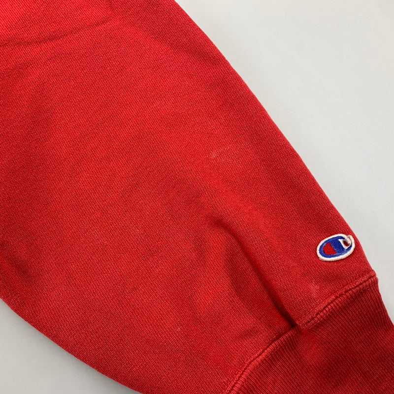 【現状渡し品】【メンズ】 CHAMPION チャンピオン NORTHERN IOWA REVERSE WEAVE SWEATSHIRT ノーザン アイオワ リバースウィーブ スウェットシャツ トップス 146-260912-kh-10-izu サイズ：L カラー：レッド 万代Net店