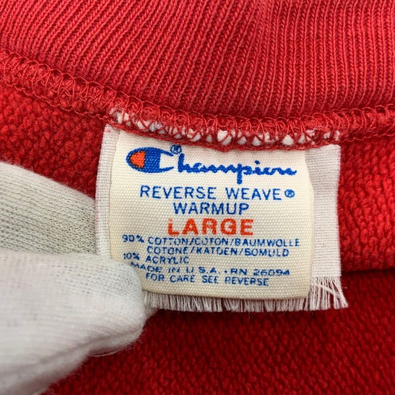 【現状渡し品】【メンズ】 CHAMPION チャンピオン NORTHERN IOWA REVERSE WEAVE SWEATSHIRT ノーザン アイオワ リバースウィーブ スウェットシャツ トップス 146-260912-kh-10-izu サイズ：L カラー：レッド 万代Net店