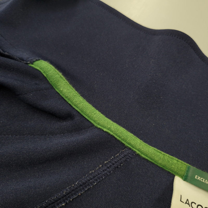 【中古品】【メンズ】 LACOSTE ラコステ EXCLUSIVE EDITION TRACK JACKET SH713LJ トラックジャケット BEAMS別注 147-260912-as-16-izu サイズ：XL カラー：ネイビー 万代Net店