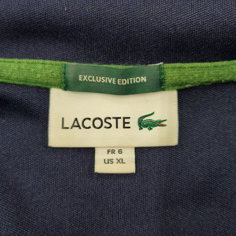 【中古品】【メンズ】 LACOSTE ラコステ EXCLUSIVE EDITION TRACK JACKET SH713LJ トラックジャケット BEAMS別注 147-260912-as-16-izu サイズ：XL カラー：ネイビー 万代Net店