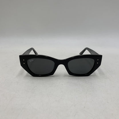 【中古品】【メンズ/レディース】 RAY-BAN レイバン RB4430F ZENA BIO-BASED SUNGLASSES ゼナ バイオベースド サングラス 203-260913-ya-08-izu サイズ：52口22-145 カラー：ブラック 万代Net店