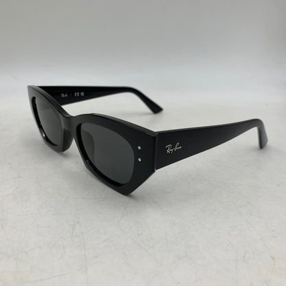 【中古品】【メンズ/レディース】 RAY-BAN レイバン RB4430F ZENA BIO-BASED SUNGLASSES ゼナ バイオベースド サングラス 203-260913-ya-08-izu サイズ：52口22-145 カラー：ブラック 万代Net店