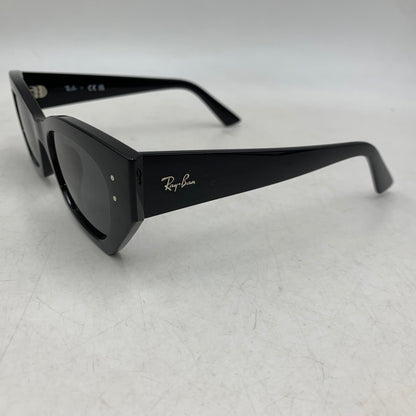【中古品】【メンズ/レディース】 RAY-BAN レイバン RB4430F ZENA BIO-BASED SUNGLASSES ゼナ バイオベースド サングラス 203-260913-ya-08-izu サイズ：52口22-145 カラー：ブラック 万代Net店