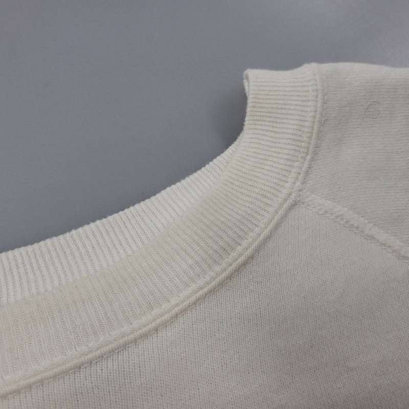 【中古品】【メンズ】 Champion チャンピオン × ABERCROMBIE&FITCH アバークロンビーアンドフィッチ MAN OVERBOARD RAGLAN SWEAT SHIRT ラグラン スウェット USA製 146-260912-as-12-izu サイズ：L カラー：ホワイト 万代Net店
