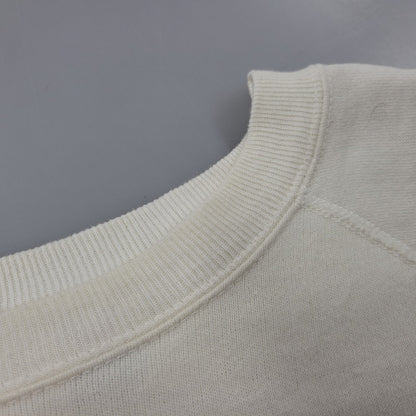 【中古品】【メンズ】 Champion チャンピオン × ABERCROMBIE&FITCH アバークロンビーアンドフィッチ MAN OVERBOARD RAGLAN SWEAT SHIRT ラグラン スウェット USA製 146-260912-as-12-izu サイズ：L カラー：ホワイト 万代Net店
