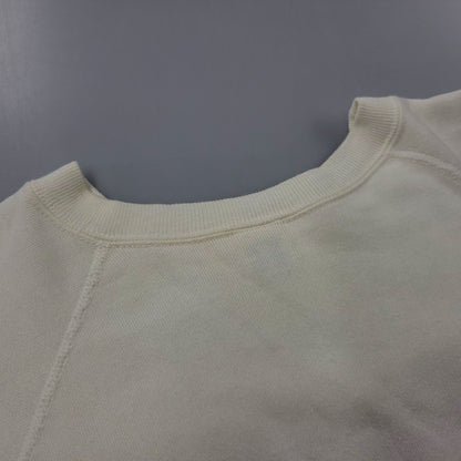 【中古品】【メンズ】 Champion チャンピオン × ABERCROMBIE&FITCH アバークロンビーアンドフィッチ MAN OVERBOARD RAGLAN SWEAT SHIRT ラグラン スウェット USA製 146-260912-as-12-izu サイズ：L カラー：ホワイト 万代Net店