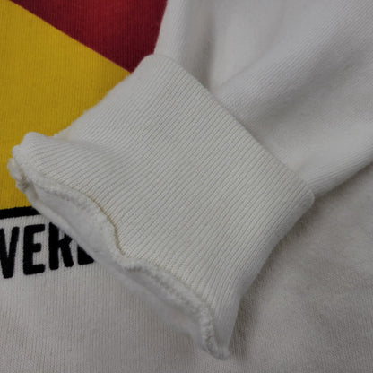 【中古品】【メンズ】 Champion チャンピオン × ABERCROMBIE&FITCH アバークロンビーアンドフィッチ MAN OVERBOARD RAGLAN SWEAT SHIRT ラグラン スウェット USA製 146-260912-as-12-izu サイズ：L カラー：ホワイト 万代Net店